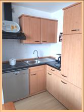 Wohnraum mit K�che